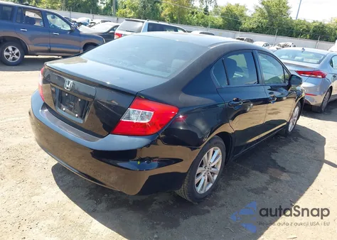 2012 Honda Civic Ex из США, поврежденный, VIN 19XFB2F81CE002624